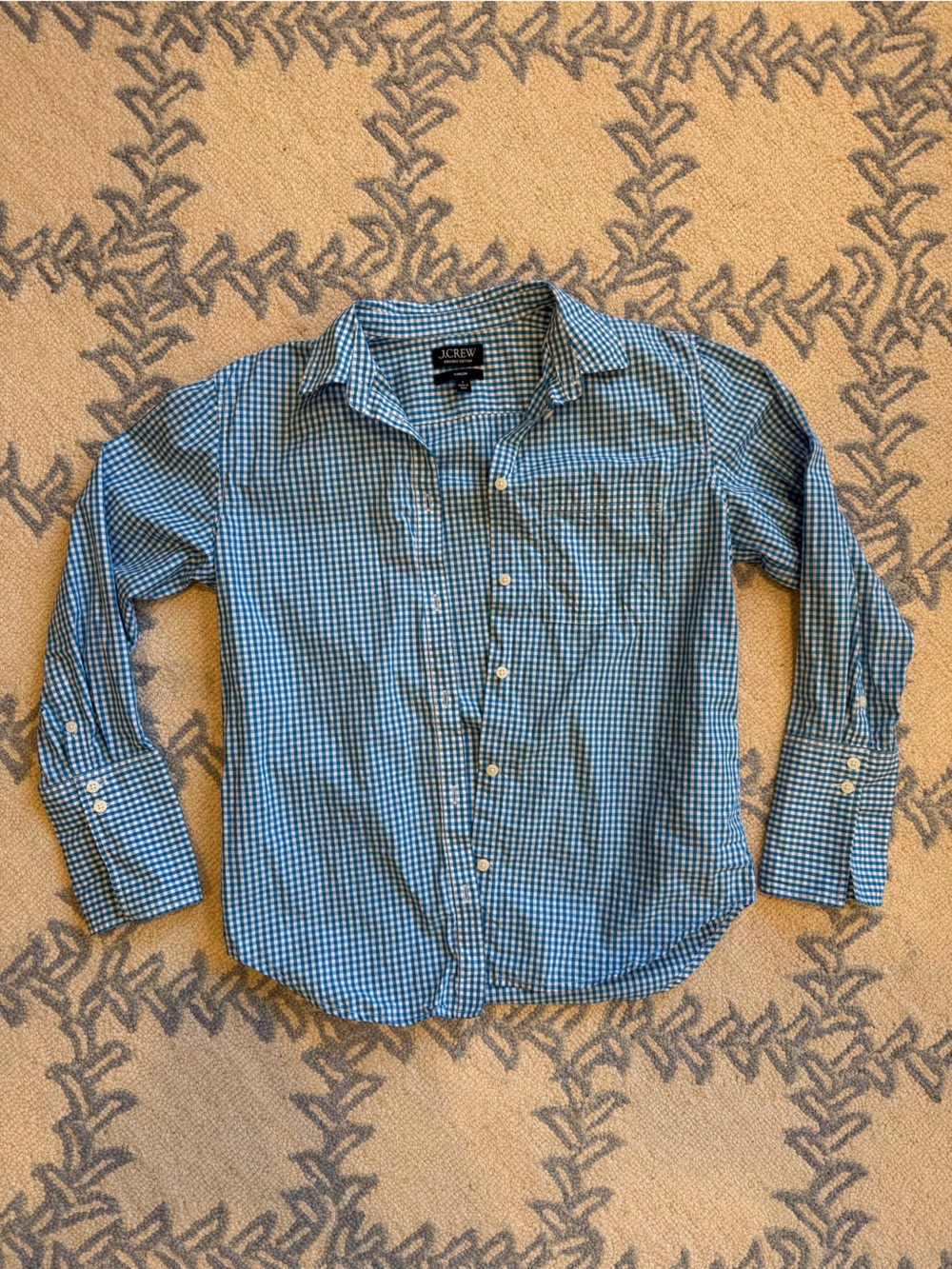 J. Crew Gingham button down